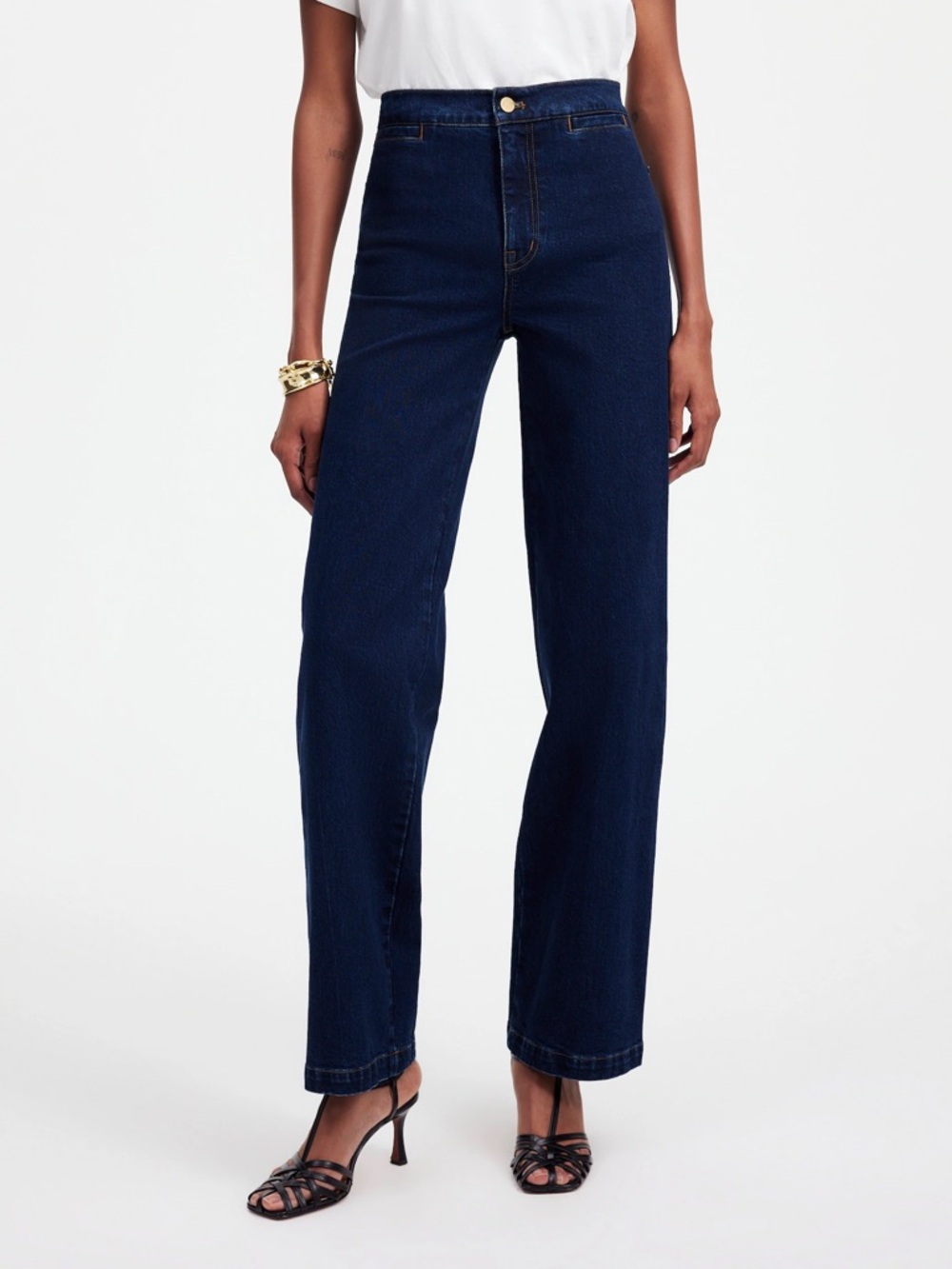 NWOT Madewell Emmett Wide Leg Jeans in Lefferts